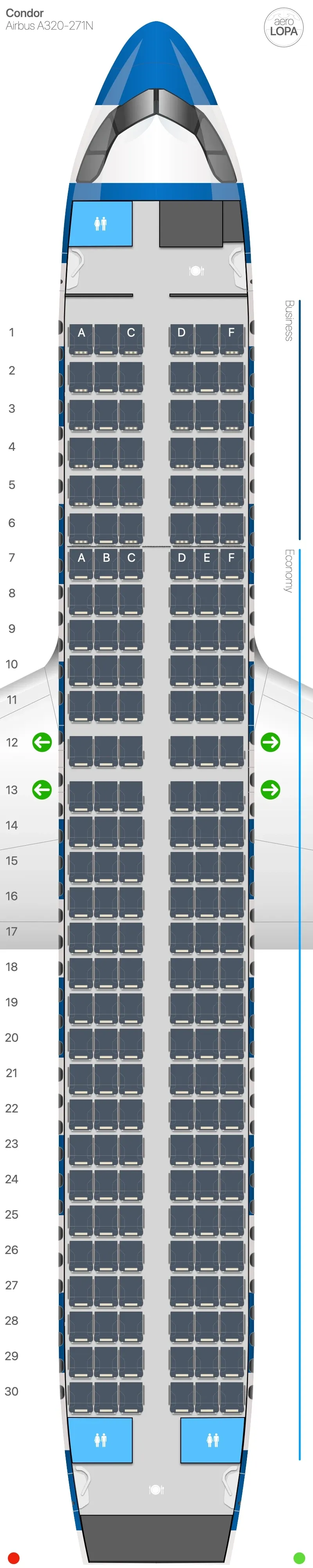 de-32n seat map