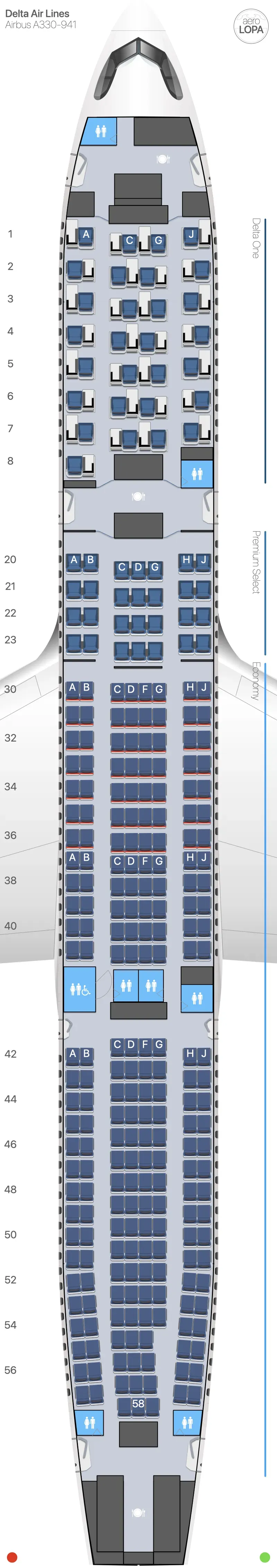 dl-339 seat map