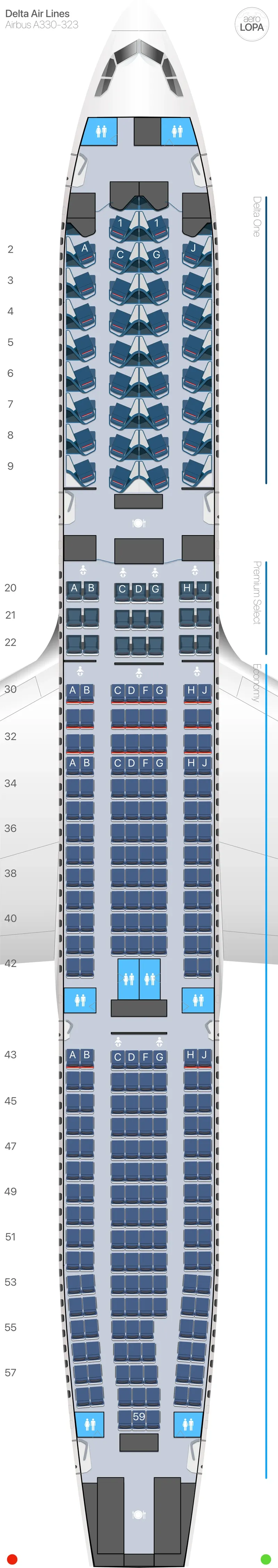 dl-3m3 seat map