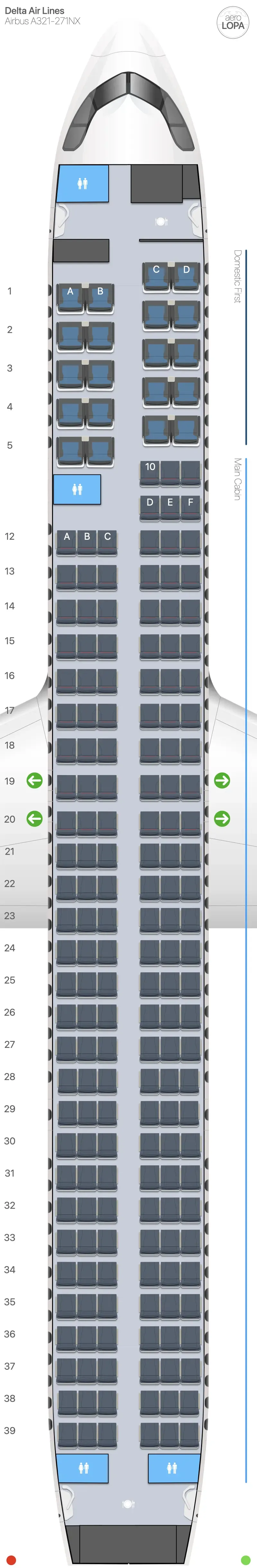 dl-3ne seat map