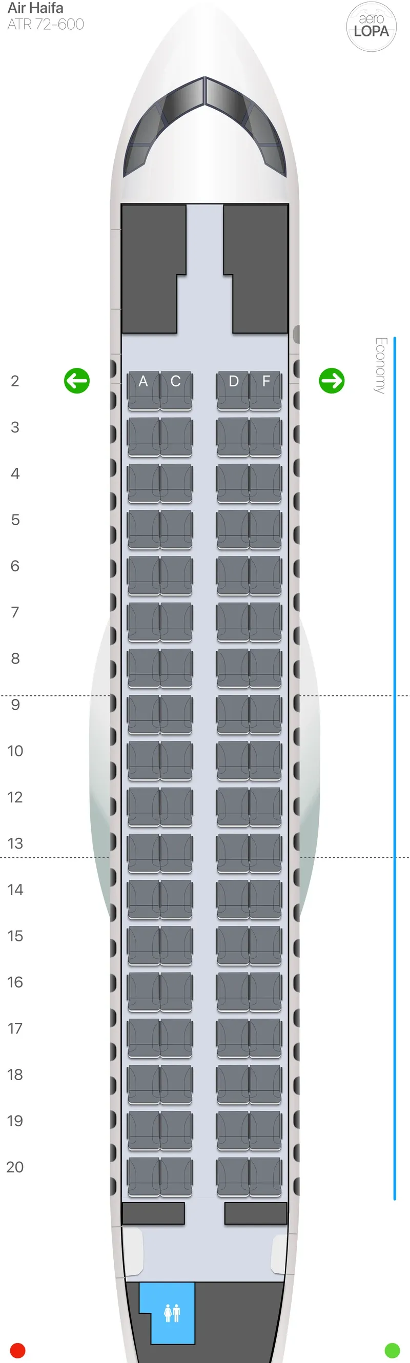 e2-atr-1 seat map