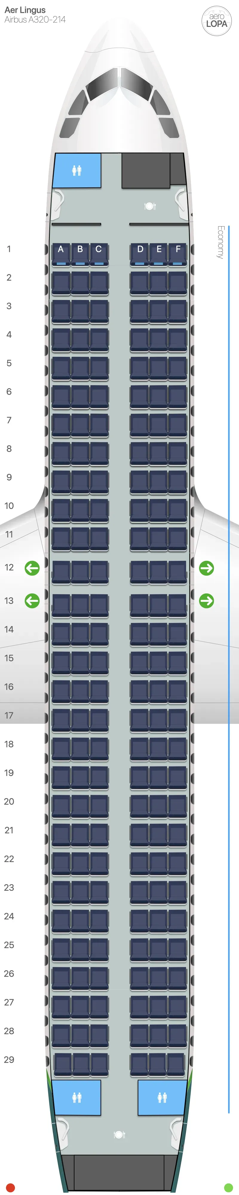 ei-320 seat map