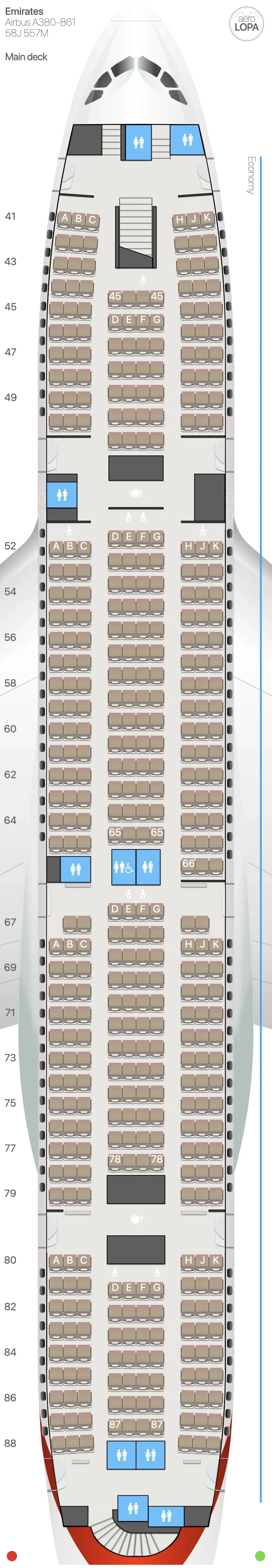 ek-388j-m seat map