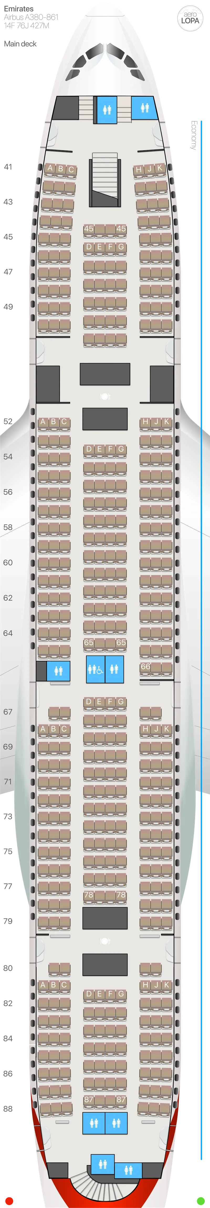 ek-388l-m seat map
