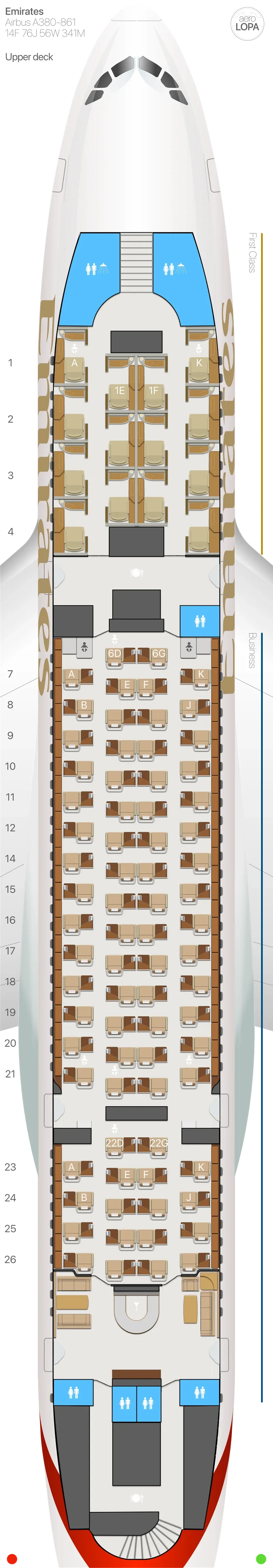 ek-388m-u seat map