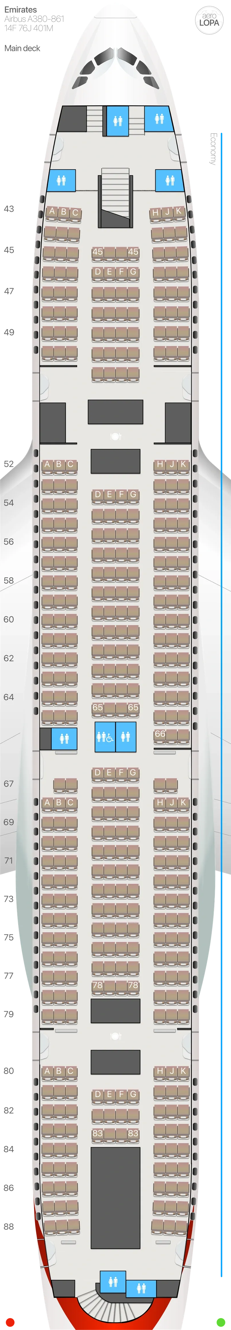ek-388p-m seat map