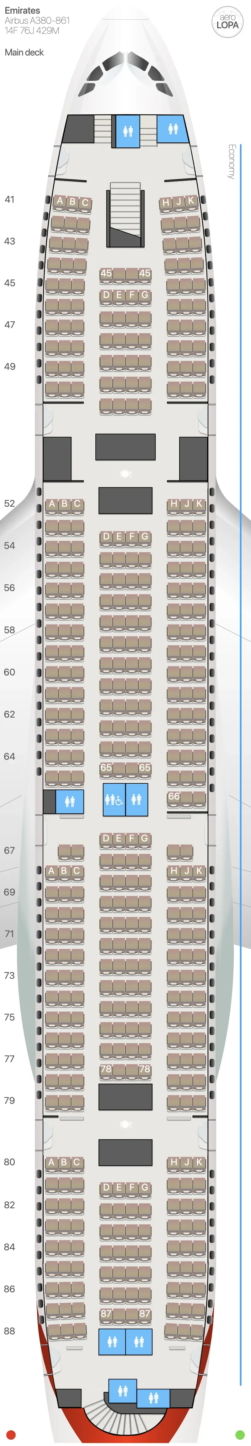 ek-388r-m seat map