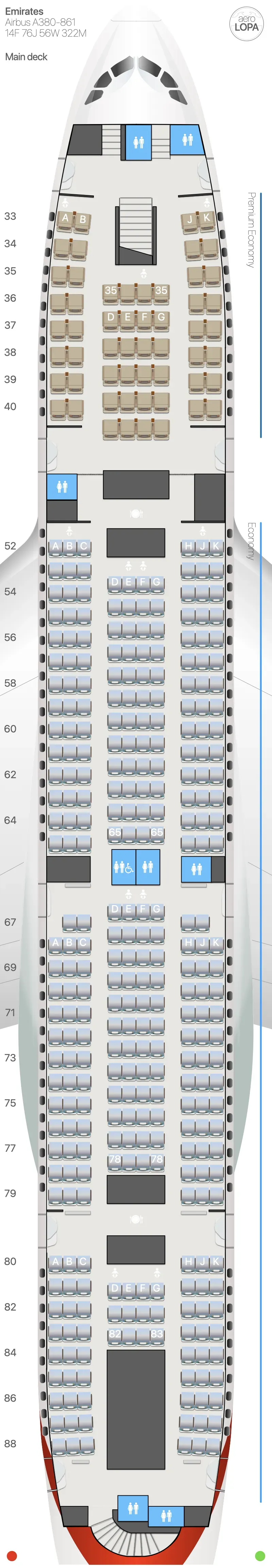 ek-388v-m seat map