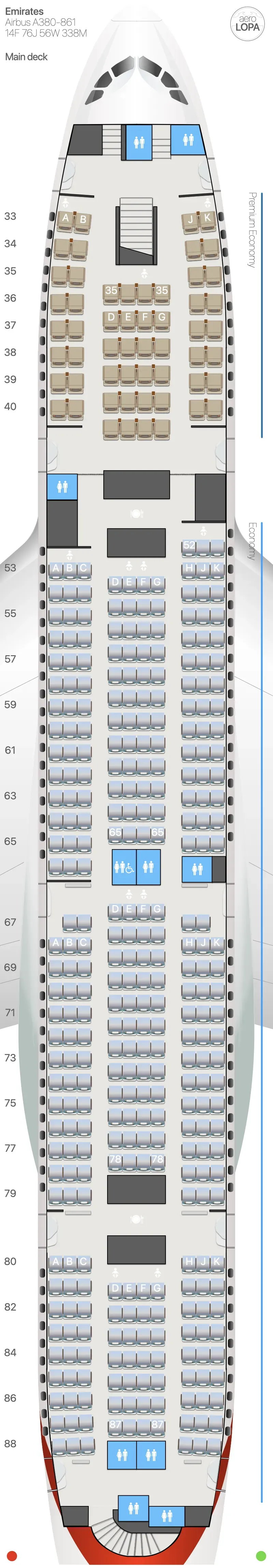 ek-388y-m seat map