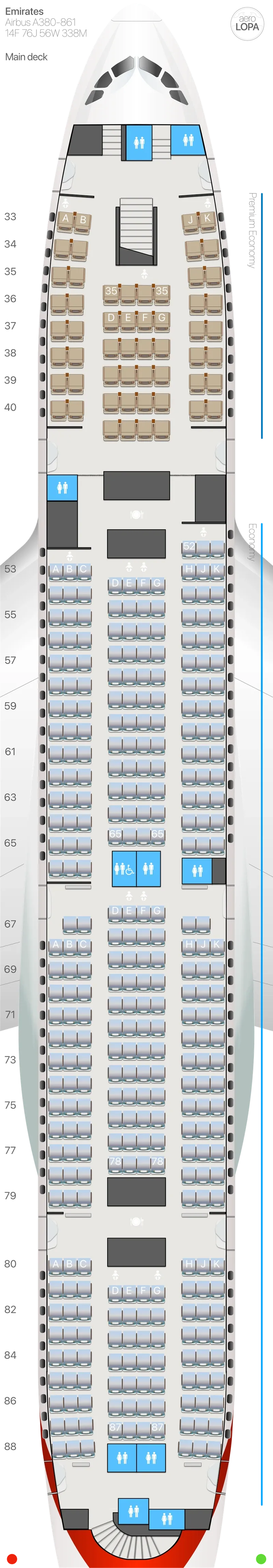 ek-388y-m seat map