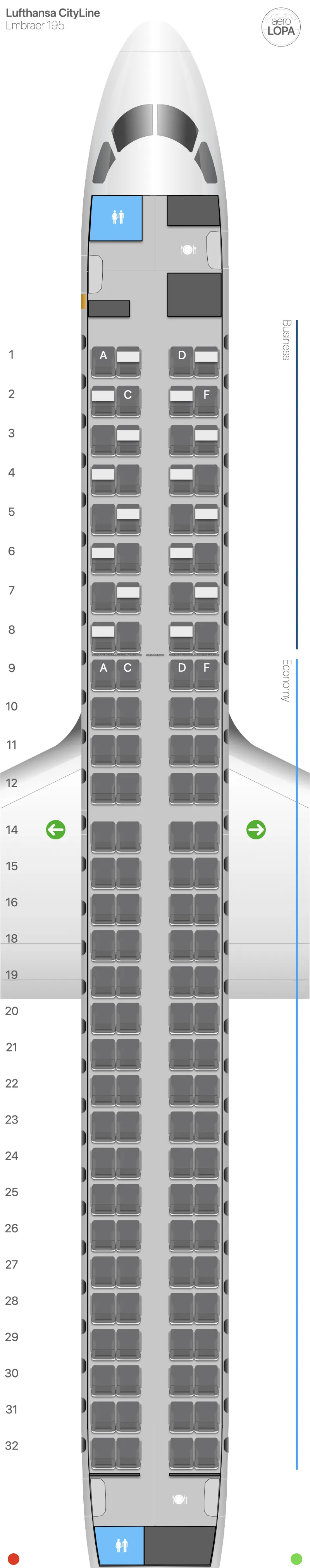 en-e95 seat map