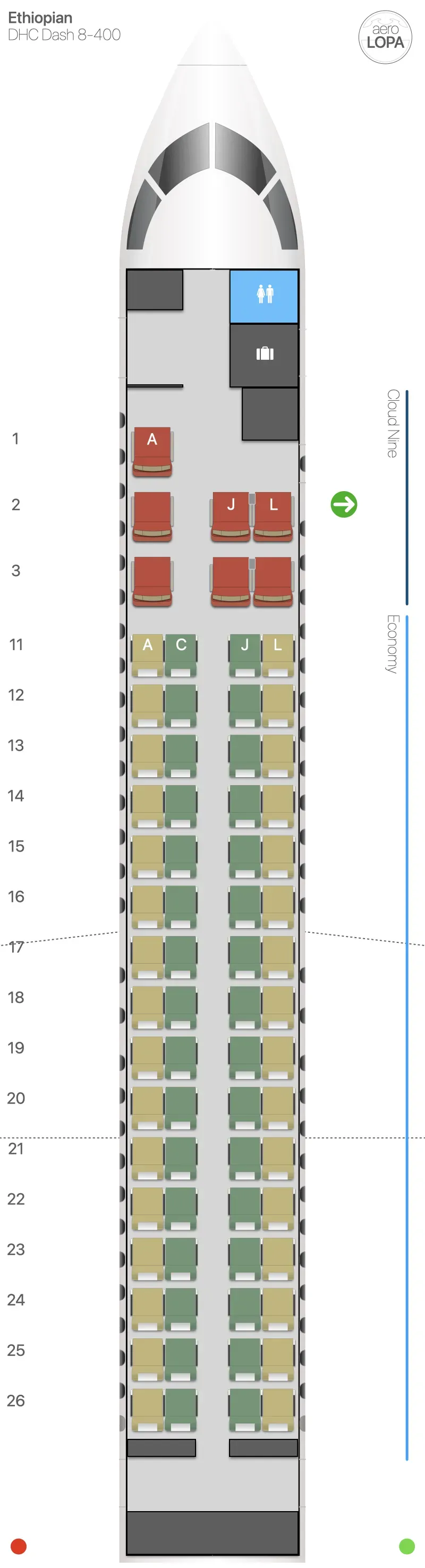 et-dh4-1 seat map