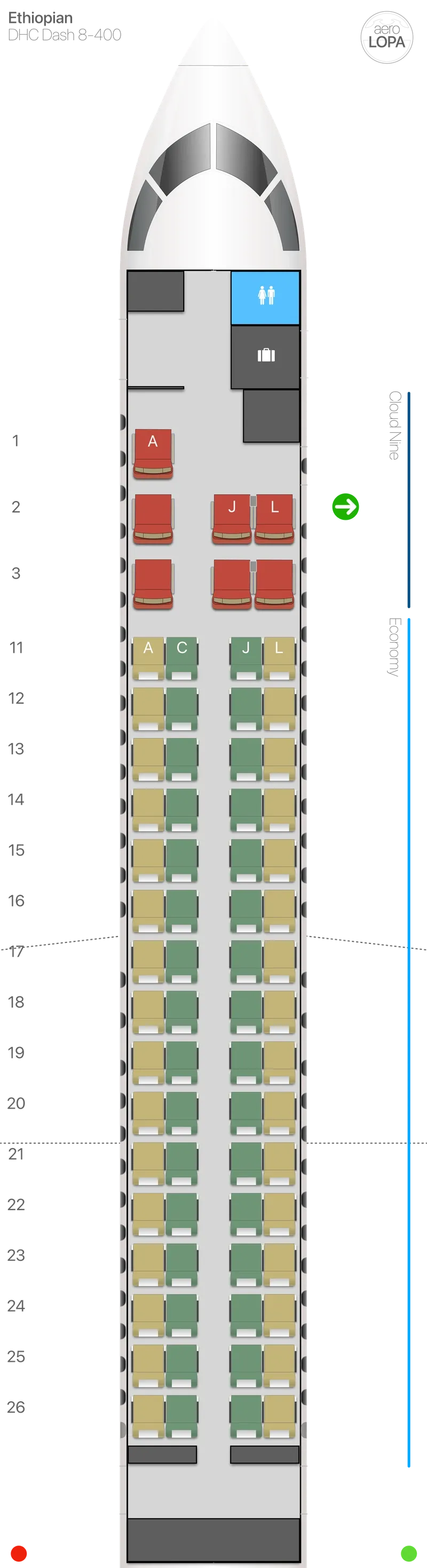 et-dh4-1 seat map