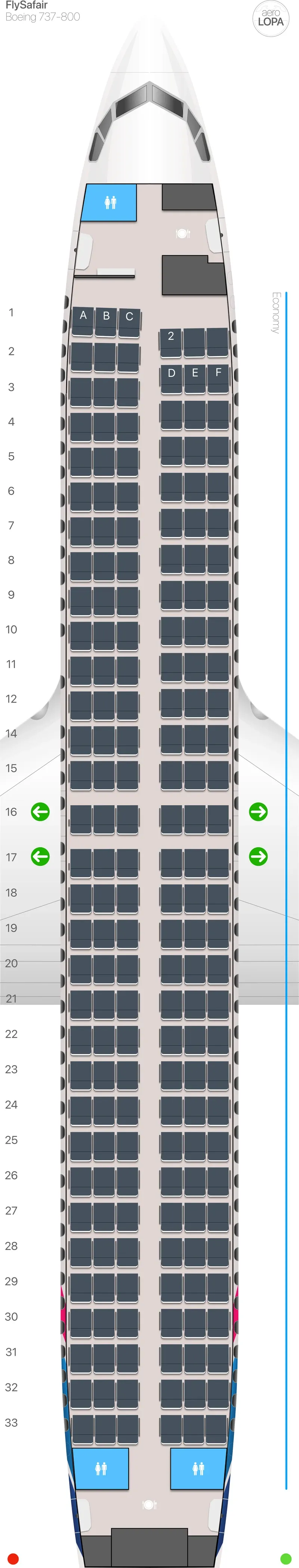 fa-738 seat map
