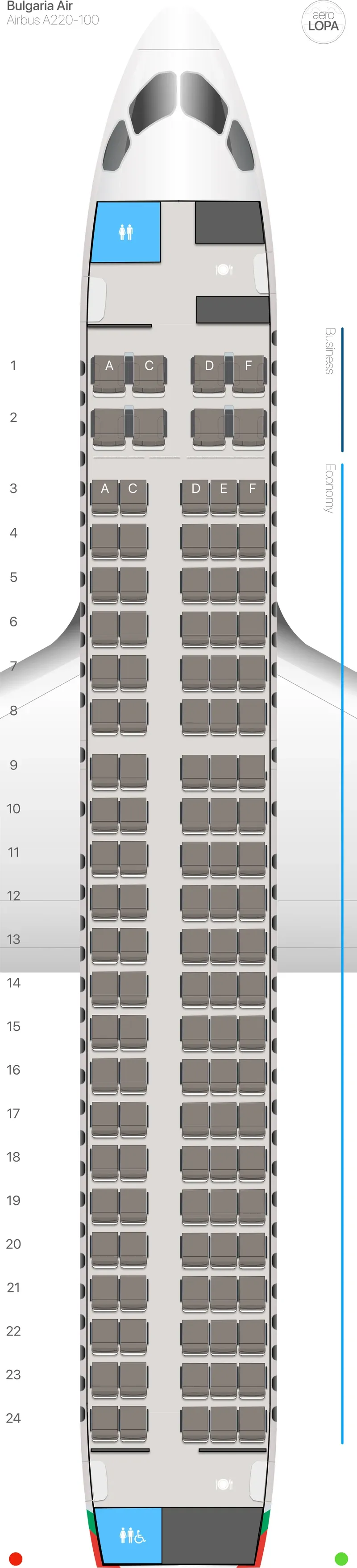 fb-221 seat map