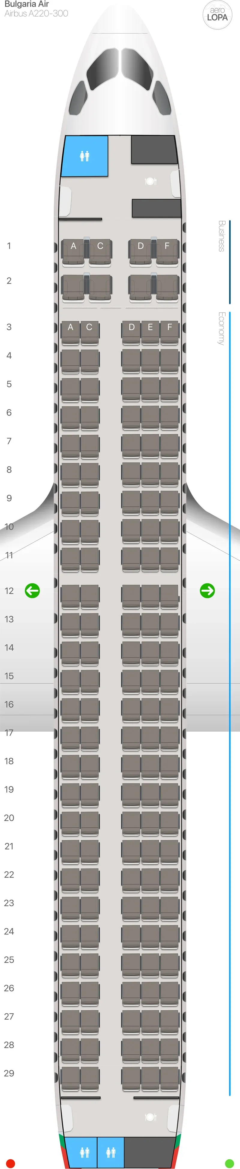 fb-223 seat map