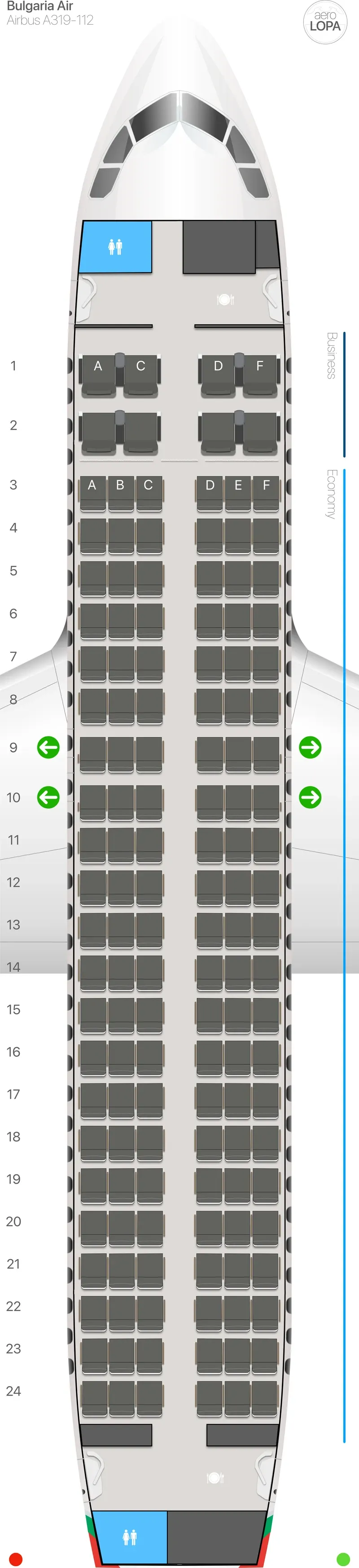 fb-319 seat map