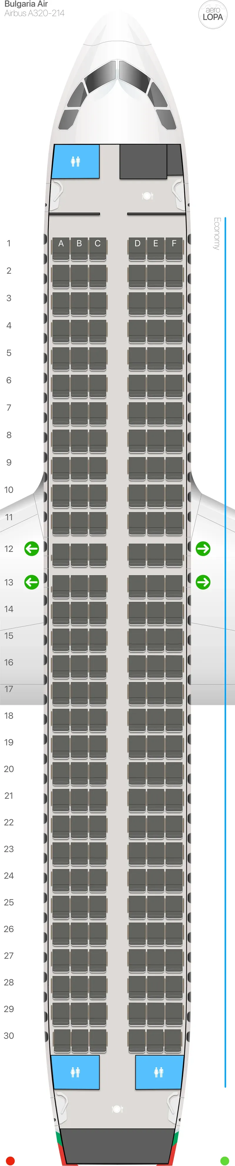 fb-320 seat map