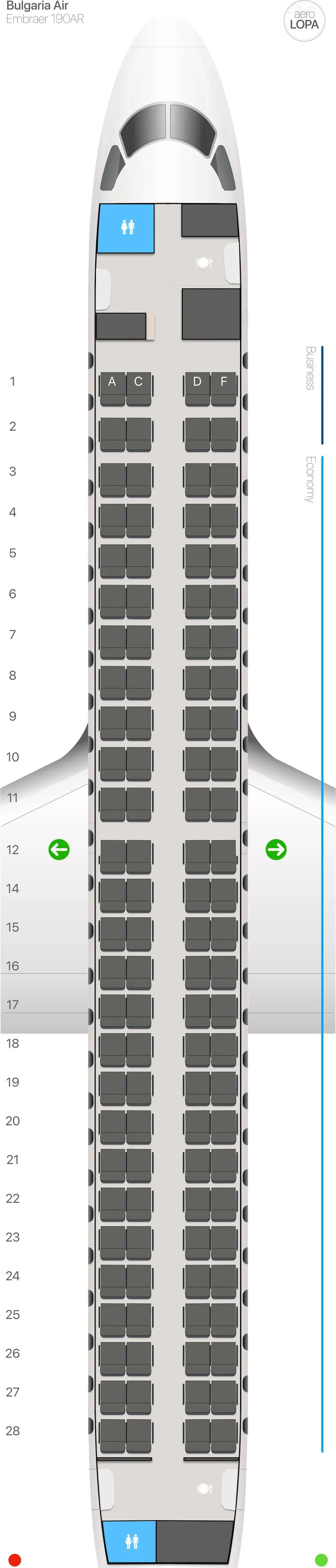 fb-e90 seat map