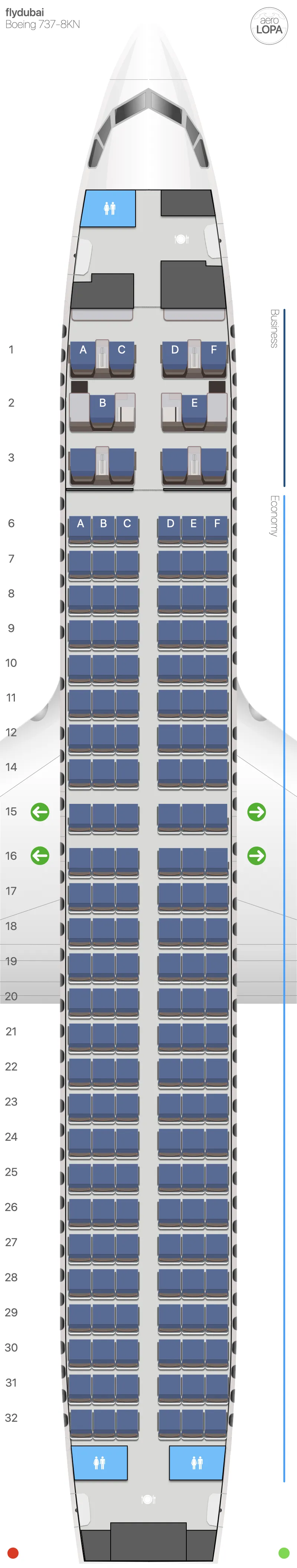 fz-738 seat map