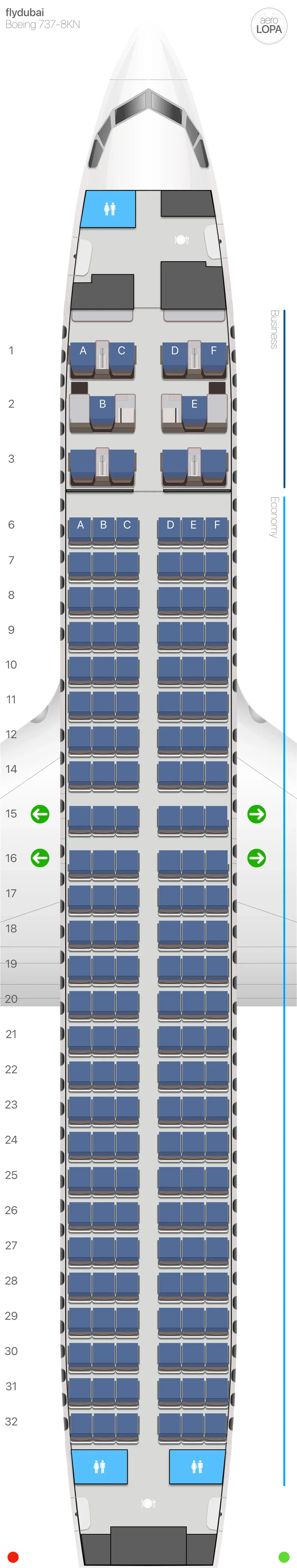 fz-738 seat map