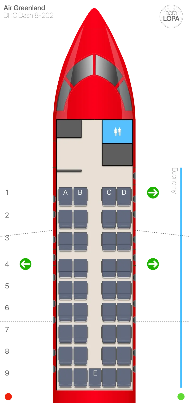 gl-dh2-01 seat map