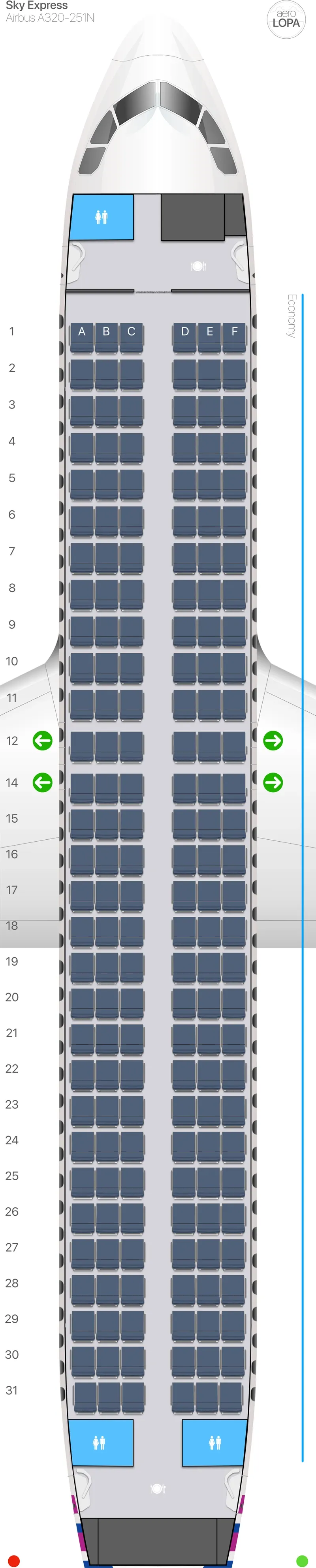 gq-32n-1 seat map