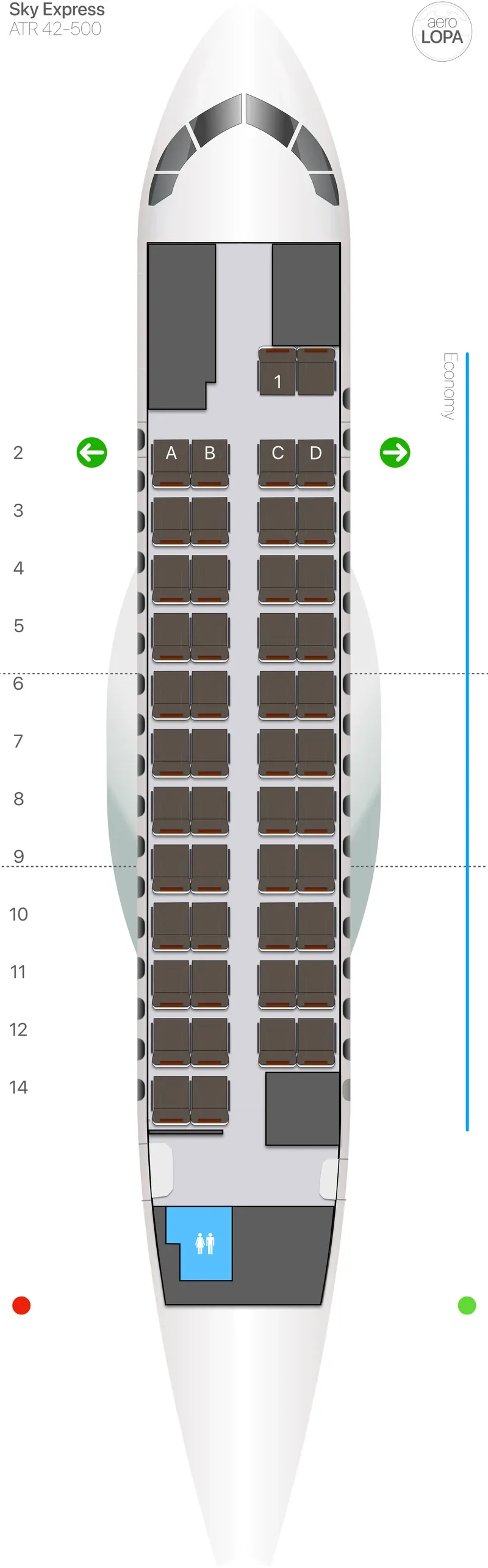 gq-at4 seat map