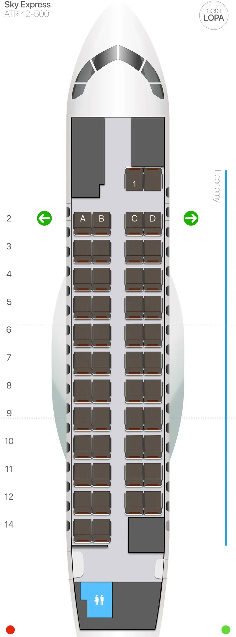 gq-at4 seat map