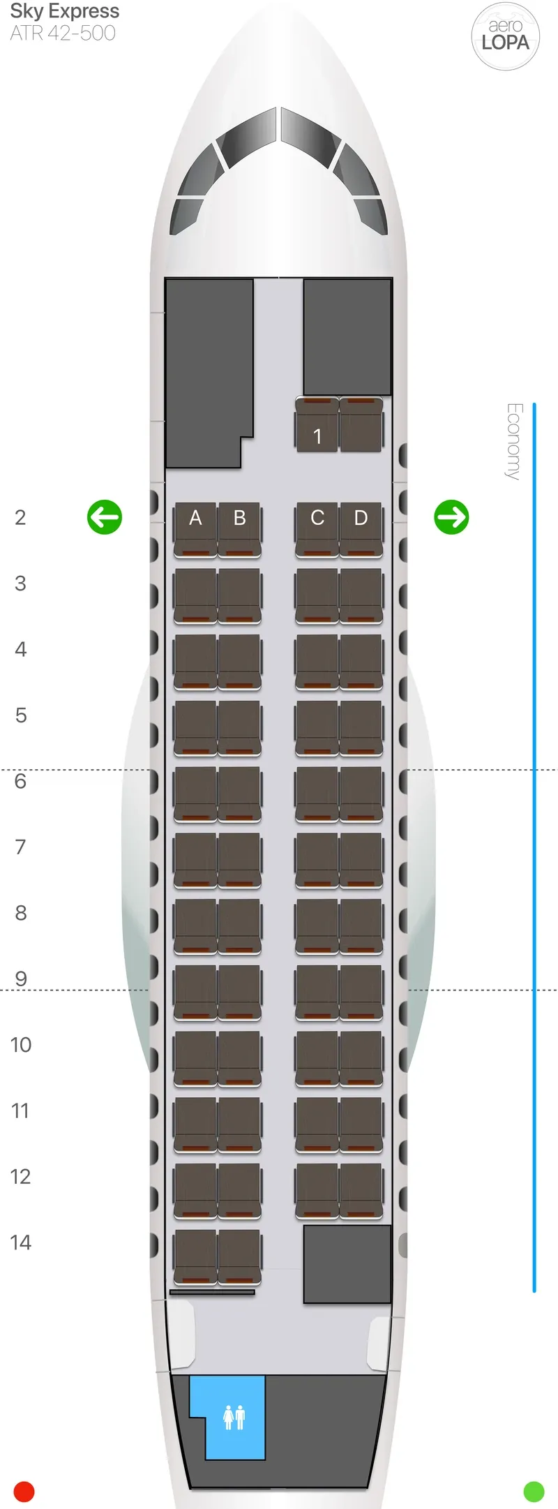 gq-at4 seat map