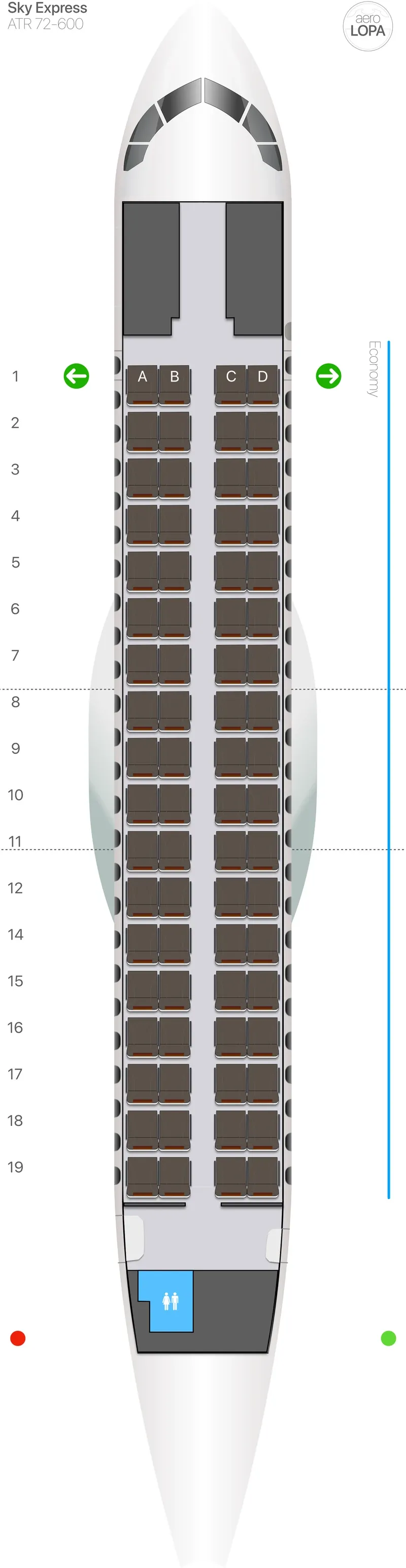 gq-at7 seat map
