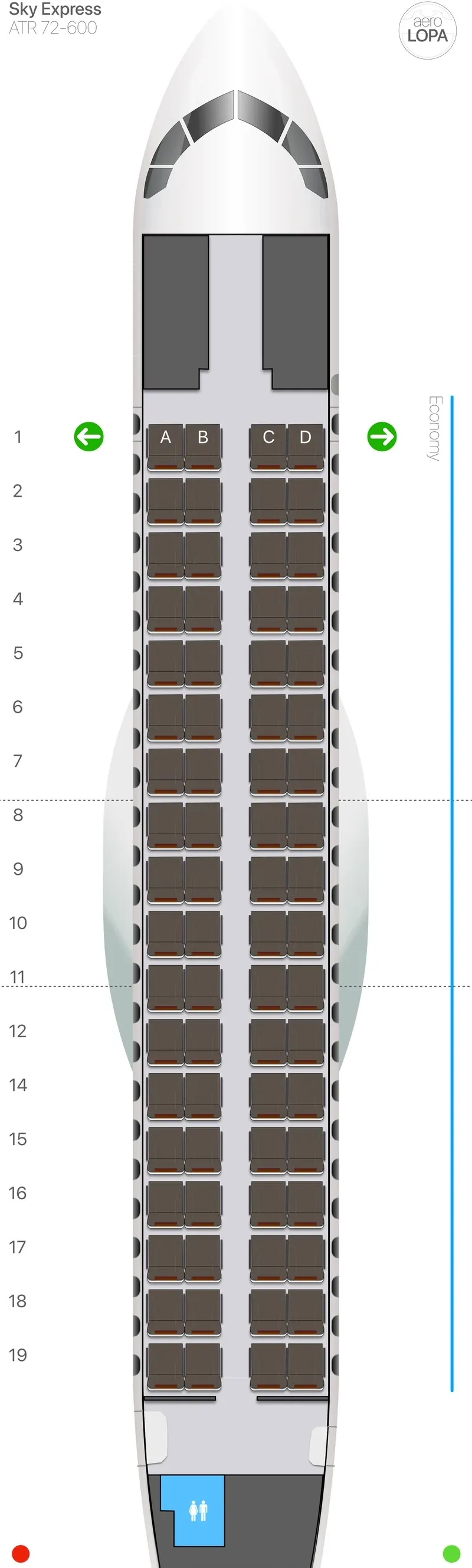 gq-at7 seat map