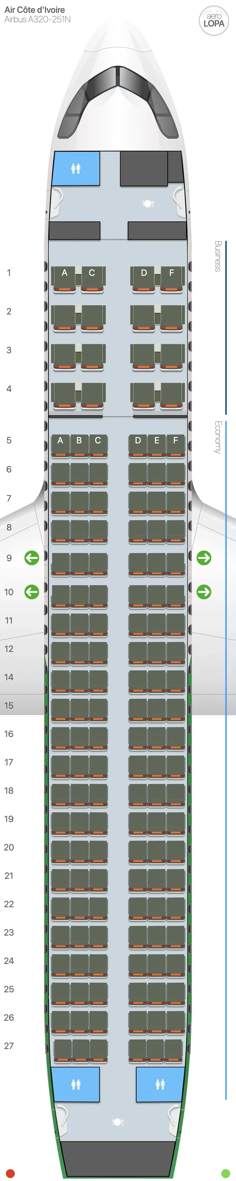 hf-32n seat map
