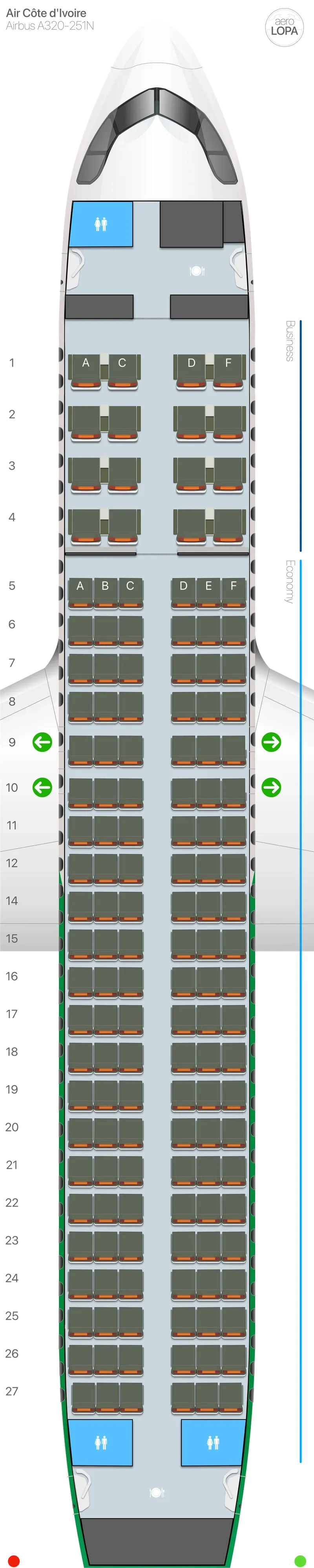 hf-32n seat map