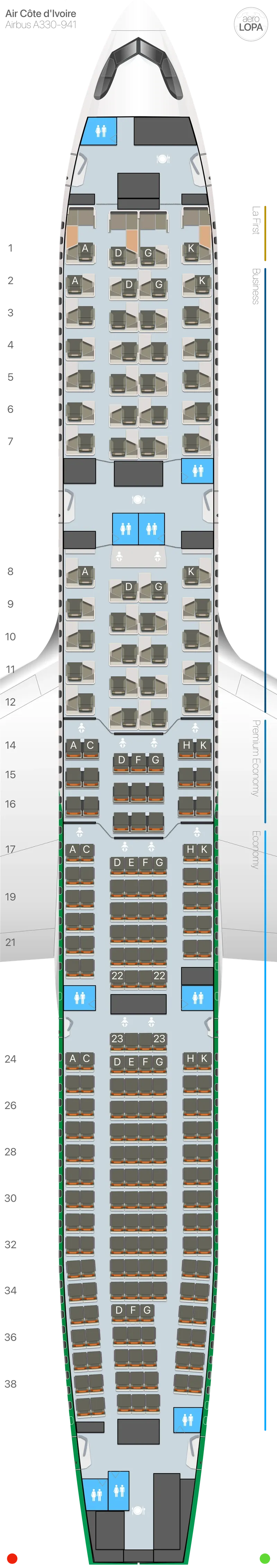hf-339 seat map