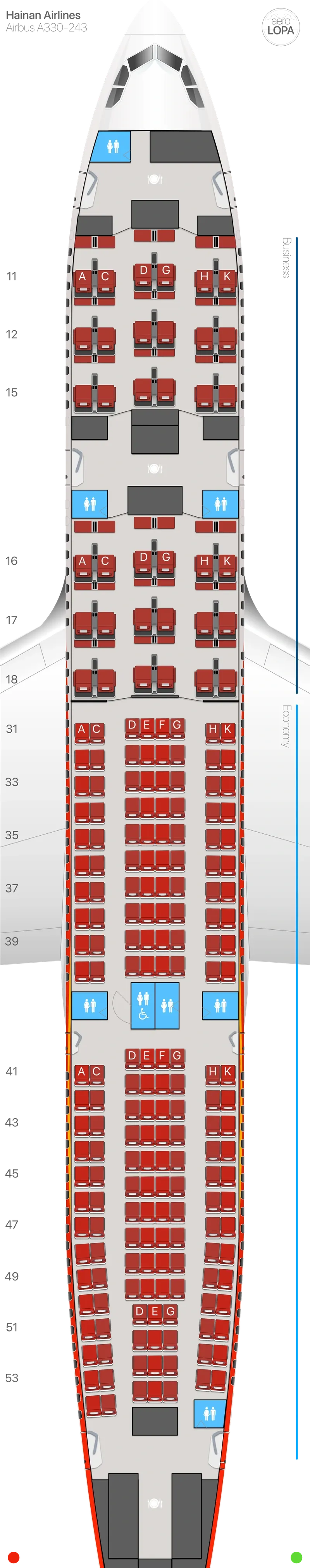hu-332-1 seat map