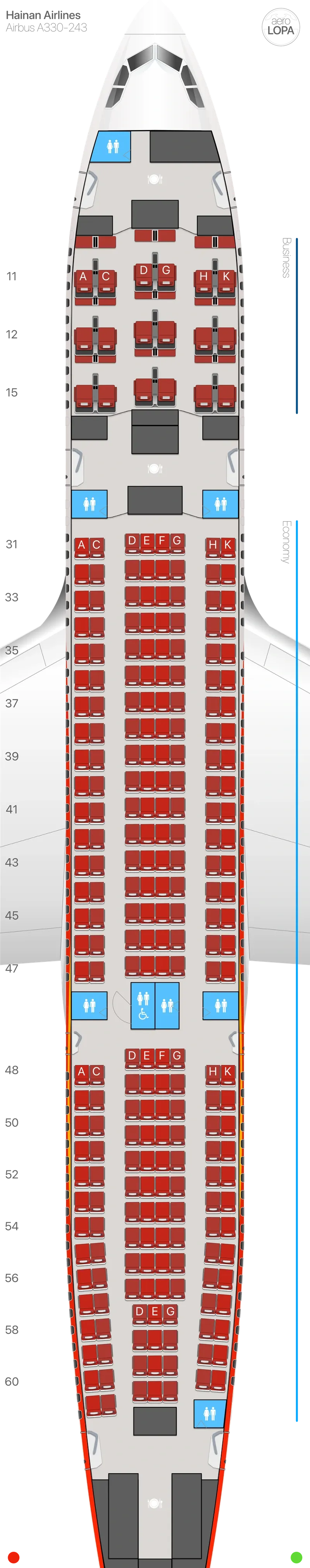 hu-332-2 seat map