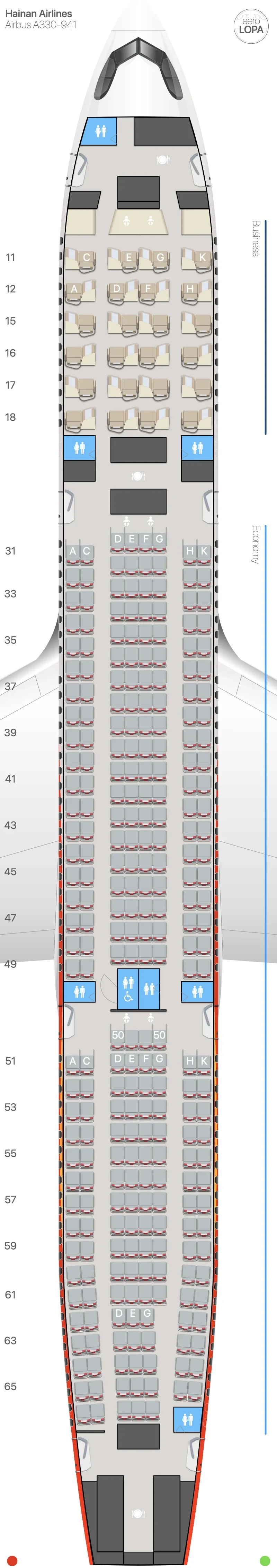 hu-339 seat map