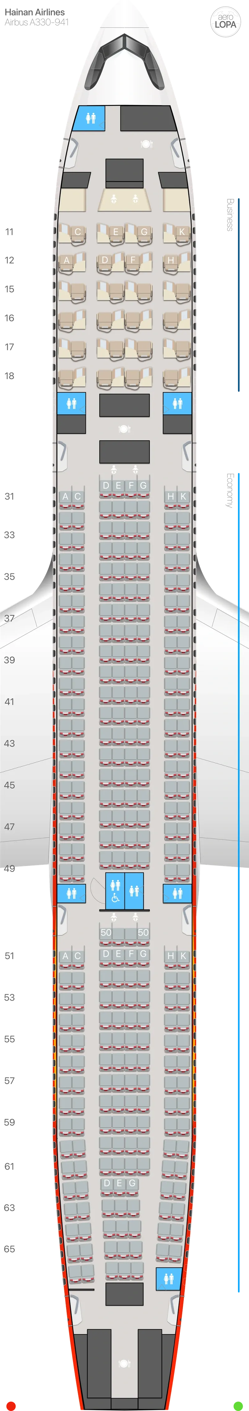 hu-339 seat map