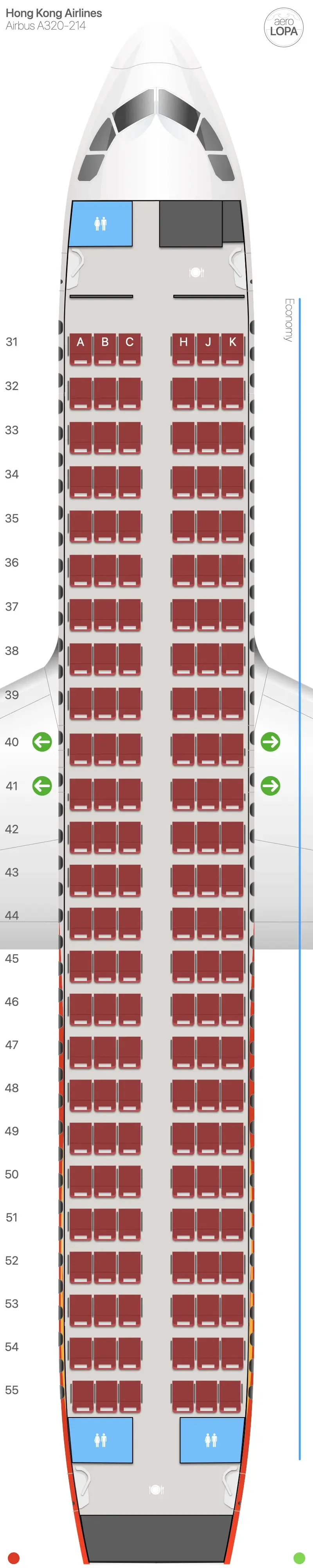 hx-32t seat map