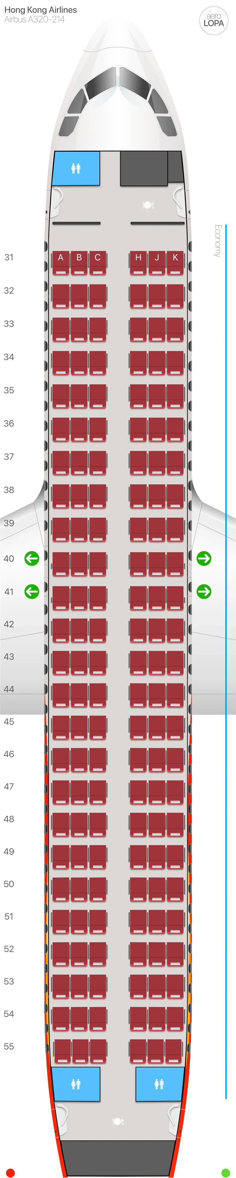 hx-32t seat map