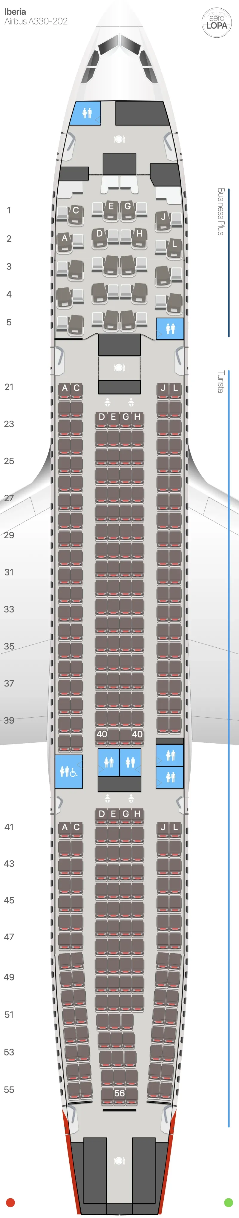 ib-332 seat map