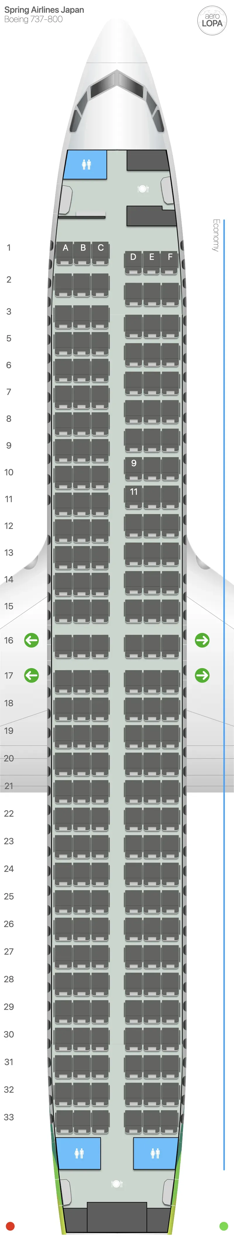 ij-738 seat map