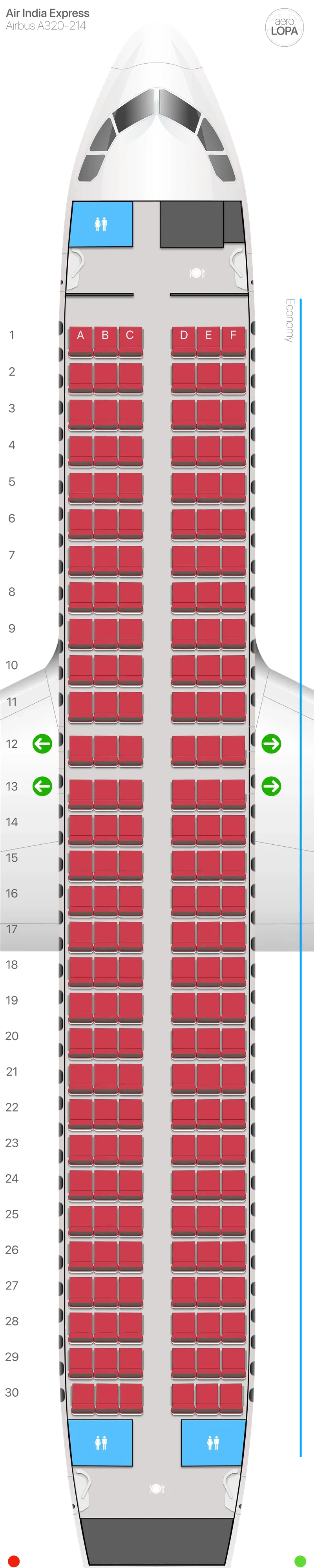 ix-320 seat map