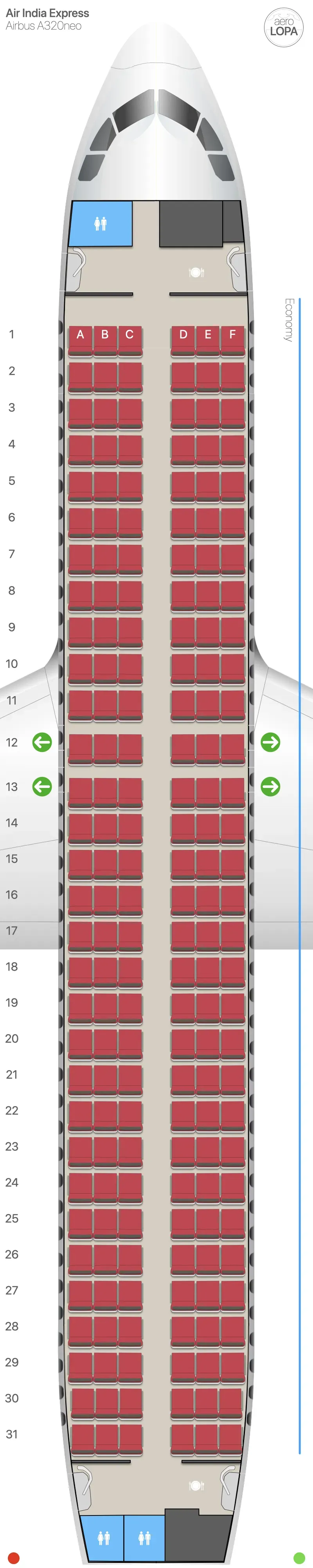 ix-32n seat map