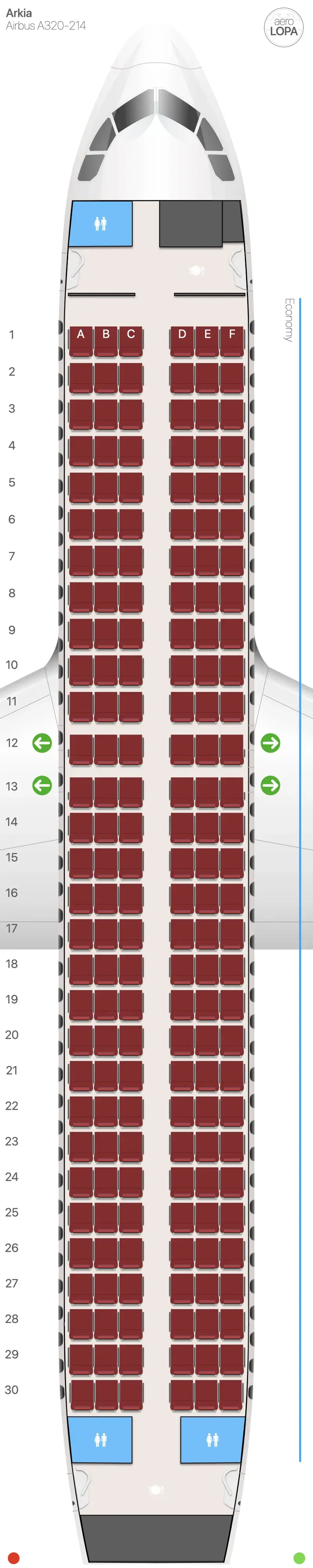 iz-320 seat map