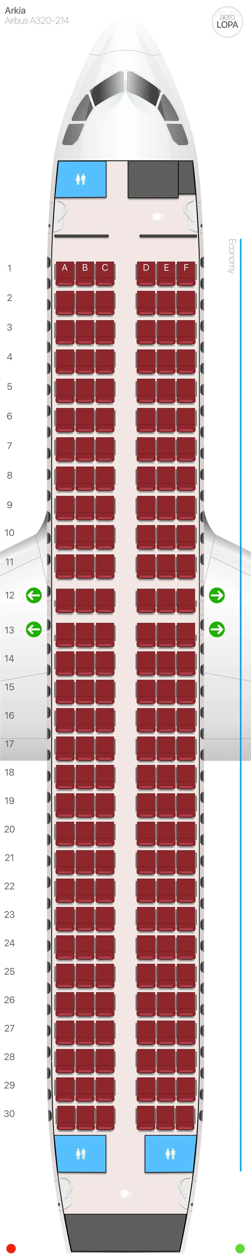 iz-320 seat map