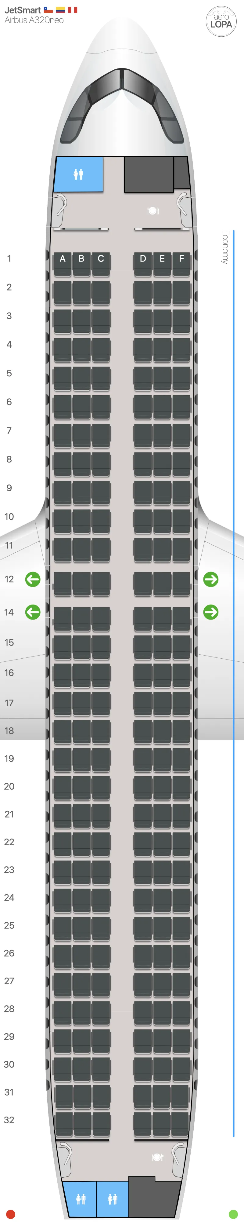 ja-32n seat map