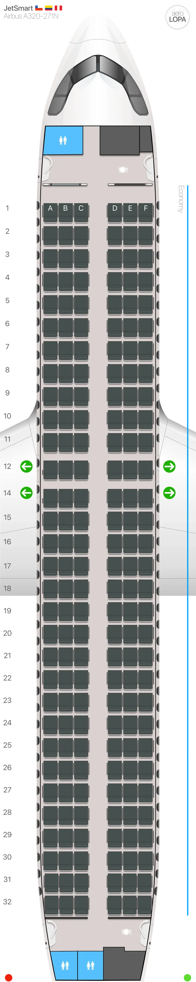 ja-32n seat map
