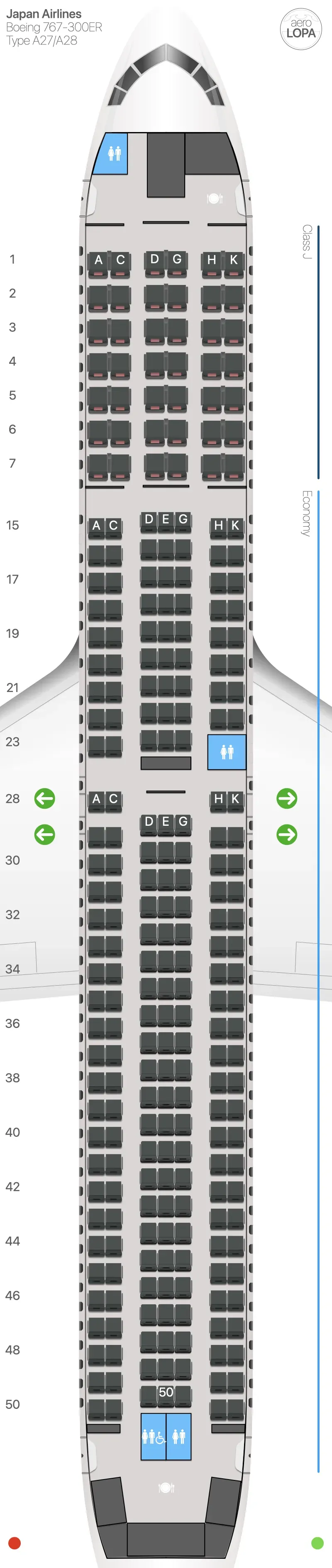 jl-763-a27 seat map